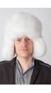 White fox fur hat – Russian style